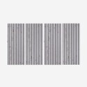 4 x schallabsorbierendes Akustikpaneel weißer Marmoreffekt 120x60cm Tabb-M Aktion