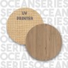 90x60cm Wohnzimmer Couchtisch aus Holz mit Rattan-Effekt Container Tür Micheau Katalog