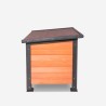 Outdoor-Hundehütte aus Holz für mittelgroße Hunde 85x60x60 Kody Rabatte