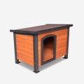 Hundehütte für draußen mittelgroßes Holz 104x69x70 Lessie Aktion