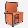 Outdoor Hundehütte Riesengröße Holz 127x95x95 Nebbia Angebot