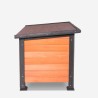 Outdoor Hundehütte Riesengröße Holz 127x95x95 Nebbia Rabatte
