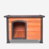 Outdoor Hundehütte Riesengröße Holz 127x95x95 Nebbia Sales