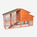Erhöhter Hühnerstall für den Garten aus Holzgitter 198x75x116 Ciky Katalog