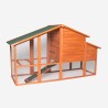 Erhöhter Hühnerstall für den Garten aus Holzgitter 198x75x116 Ciky Katalog