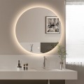 Spiegel mit LED-Lichtern für das Badezimmer, rund 60cm beleuchtet Rotorua M Aktion