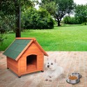 Hundehütte für draußen kleine Größe Holz 72x76x73 Buddy Verkauf