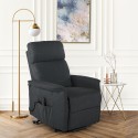 Sessel mit elektrischer Relaxfunktion für Senioren mit Aufstehhilfe, USB-Anschluss und Rädern Giorgia Tech Katalog
