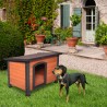 Hundehütte für draußen, groß, Holz 116x84x84 Nicky Verkauf
