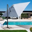 Ampelschirm 3x3 Quadratisch Pendelschirm Garten Café Alu Paradise Verkauf