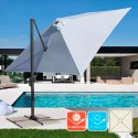 Ampelschirm 3x3 Quadratisch Pendelschirm Garten Café Alu Paradise Aktion