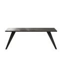 Holztisch 210x90cm modern Küche Eisenbeine Anuk Lagerbestand