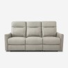 Sofa 3-Sitzer elektrisch verstellbar relax 2 USB in Kunstleder Jovit Lagerbestand