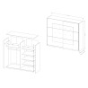 Schlafzimmer Kleiderschrank 221x61x210cm Schiebetüren Spiegel Vilriour Katalog