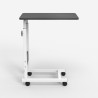 Schlafsofatisch 40x60cm höhenverstellbar 4 Räder Endy 