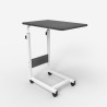 Schlafsofatisch 40x60cm höhenverstellbar 4 Räder Endy 