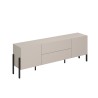 TV-Schrank 2 Türen 2 Schubladen minimalistischer Stil modernes Design beige Kaylus Verkauf