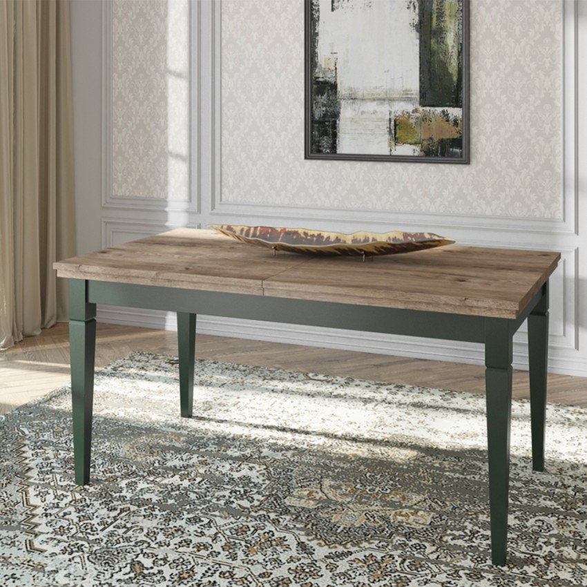Ausziehbarer Esszimmertisch 160-240x90cm im klassischen Stil Tillac Aktion Ausziehbarer Esszimmertisch 160-240x90cm im klassischen Stil Tillac Aktion