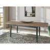 Ausziehbarer Esszimmertisch 160-240x90cm im klassischen Stil Tillac Rabatte