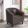 Loungesessel Kunstleder Wohnzimmer Büro Wartezimmer Cookie Angebot