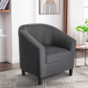 Loungesessel im klassischen Design aus Stoff Cookie Class Angebot