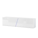 Wandmontierter TV-Schrank 160cm modernes minimalistisches Design LED Regat Auswahl