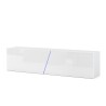 Wandmontierter TV-Schrank 160cm modernes minimalistisches Design LED Regat Auswahl