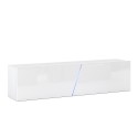 Wandmontierter TV-Schrank 160cm modernes minimalistisches Design LED Regat Modell