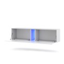 Wandmontierter TV-Schrank 160cm modernes minimalistisches Design LED Regat Eigenschaften