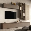 Wohnzimmer TV-Wand mit Bücherregal modernes Design Infinity 20 Aktion