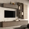 Wohnzimmer TV-Wand mit Bücherregal modernes Design Infinity 20 Aktion