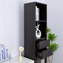 Hohes Wohnzimmer-Büro-Bücherregal 2 Schubladen 4 Fachböden 36x30x171cm Reiff Angebot