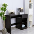 Schwarzer platzsparender Bürotisch Raum Elphin Dark Aktion