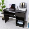 Schwarzer platzsparender Bürotisch Raum Elphin Dark Verkauf