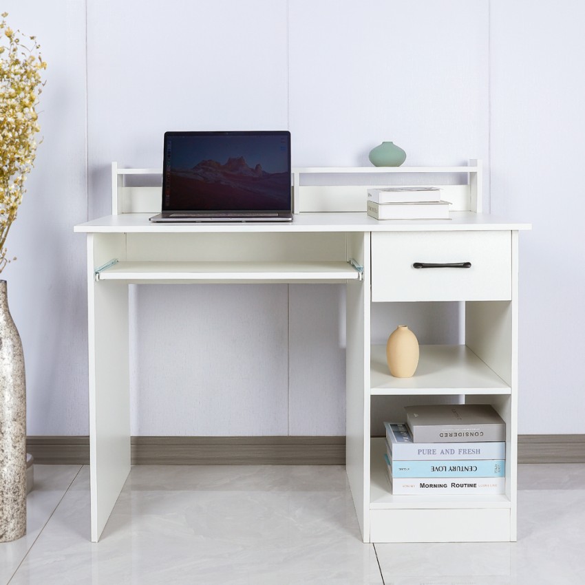 Weisser platzsparender Bürotisch obere Schublade Schiebeplatte Drums Light Aktion Weisser platzsparender Bürotisch obere Schublade Schiebeplatte Drums Light Aktion