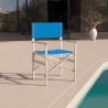 Klappbarer Strandstuhl Klappstuhl aus Aluminium Regista Gold 
