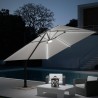 Ampelschirm 3m anti uv Pendelschirm mit Solar-Led-Licht Alu Paradise Verkauf