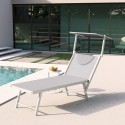 20er Set Sonnenliegen Aluminium mit Dach Italia 
