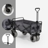 Strand Allzweck faltbarer Bollerwagen 4 breite luftgefüllte Räder Dory Rabatte