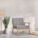 Vintage Skandinavischen Retro-Design Holzsessel mit Hage Armlehnen Auswahl