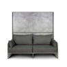 Graues Schlafsofa Hochbett klappbar mit Matratzen Kando Sofà 2MCM Angebot