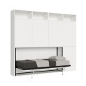 Horizontales Klappbett Einzelbett mit Matratze Schrank Bücherregal Kando B Verkauf