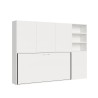Horizontales Klappbett mit Regal Weiß Kando F Angebot