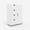 Kommode mit 4 Schubladen und 2 Regalen für das Badezimmer oder Schlafzimmer Rendel Lagerbestand