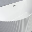 Freistehende ovale wandmontierte Badewanne 170x80cm Delo Sales