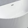Freistehende ovale wandmontierte Badewanne 170x80cm Delo Sales