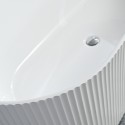 Freistehende ovale wandmontierte Badewanne 170x80cm Delo Rabatte