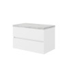Badezimmerschrank 100 cm Wandwaschtisch LED-Spiegel City 100 Angebot