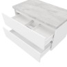 Badezimmerschrank 100 cm Wandwaschtisch LED-Spiegel City 100 Verkauf
