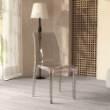Cristal Light Grand Soleil Design stapelbare Stühle aus transparentem Polycarbonat für Küche und Bar Preis